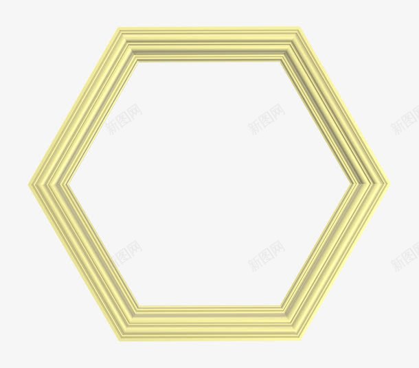 六边形边框png免抠素材_88icon https://88icon.com PNG 六边形 素材 边框纹理