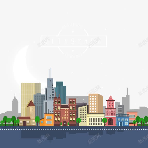 城市的夜png免抠素材_88icon https://88icon.com 晚上 高清