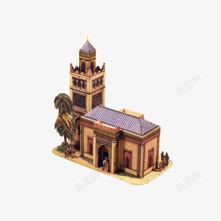 欧式城堡png免抠素材_88icon https://88icon.com 3D房子 创意城堡 欧式建筑 立体城堡