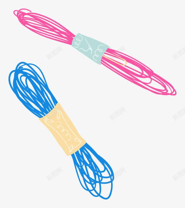 卡通手绘米尺png免抠素材_88icon https://88icon.com 卡通手绘 针线