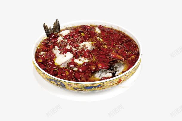香辣水煮鱼png免抠素材_88icon https://88icon.com 水煮鱼 菜品 香辣 鱼招牌