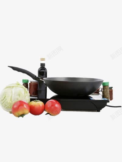 烹饪材料和炒锅png免抠素材_88icon https://88icon.com 烹饪 砂锅 装饰