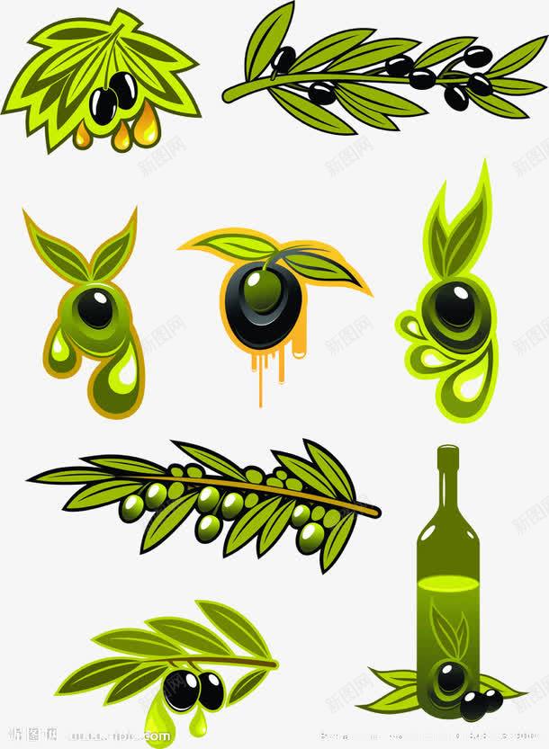 橄榄png免抠素材_88icon https://88icon.com 橄榄绿色概念