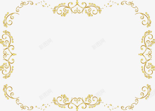 精美黄色欧式花纹png免抠素材_88icon https://88icon.com 欧式 精美 花纹 黄色