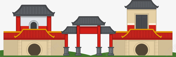 中国皇宫矢量图eps免抠素材_88icon https://88icon.com 中国 城堡 宫殿 气派皇宫 皇宫 皇宫大殿 矢量图