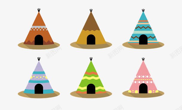 彩色帐篷蒙古包住宿png免抠素材_88icon https://88icon.com 住宿 帐篷 彩色 蒙古包