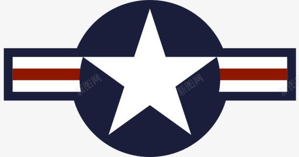 深蓝色八一军徽png免抠素材_88icon https://88icon.com 八一军徽 军徽 军队 素材 设计