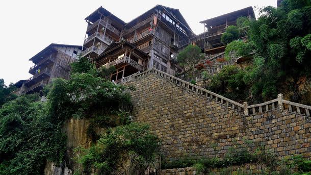 重庆龚滩古镇风景png免抠素材_88icon https://88icon.com 名胜古迹 旅游风景 著名建筑