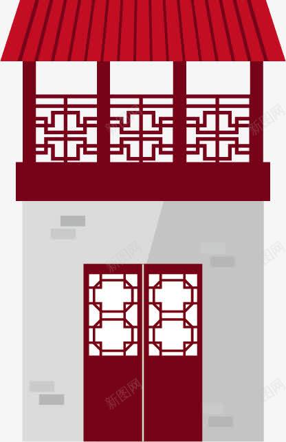 复古风格中国古建筑png免抠素材_88icon https://88icon.com 中国古典建筑 仿古建筑 复古风格中国古建筑设计 房子