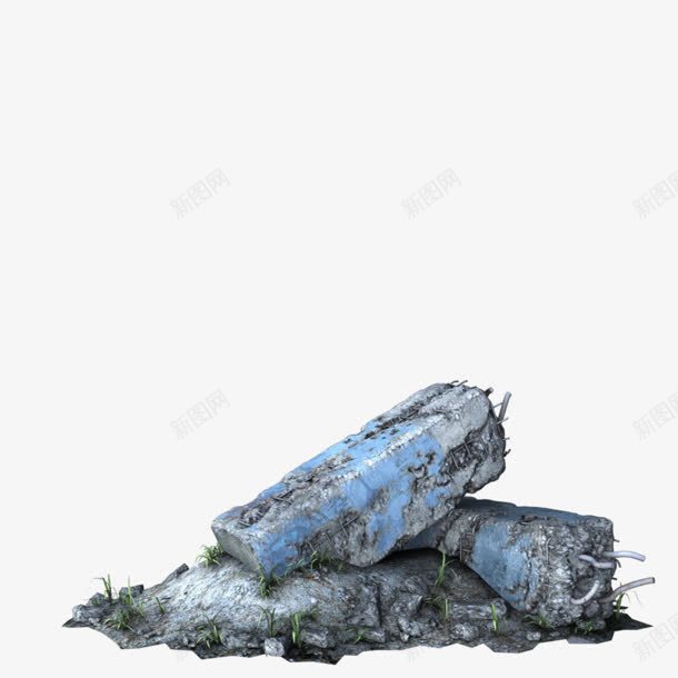倒塌的水泥石柱png免抠素材_88icon https://88icon.com png素材 倒塌的水泥石柱