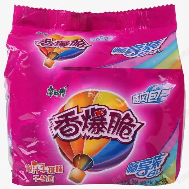 香爆脆蜜汁牛排味干脆面png免抠素材_88icon https://88icon.com 产品实物 干脆面 康师傅食品 方便面 牛排味 膨化食品