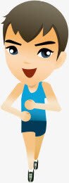 跑步男孩png免抠素材_88icon https://88icon.com 人物 扁平 手绘