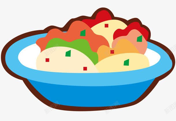 一盘彩色的食物png免抠素材_88icon https://88icon.com 彩色的食物 沙拉 红色食物 绿色的蔬菜 蓝色的盘子 食品 黄色