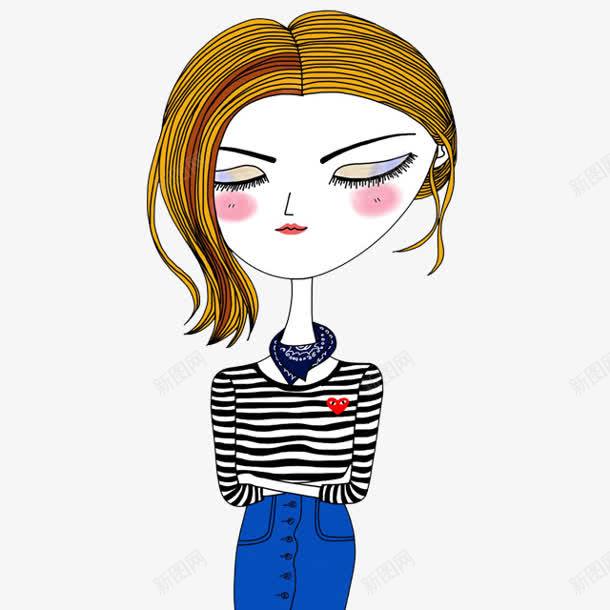 卡通腮红女孩子png免抠素材_88icon https://88icon.com 卡通 女孩子 腮红