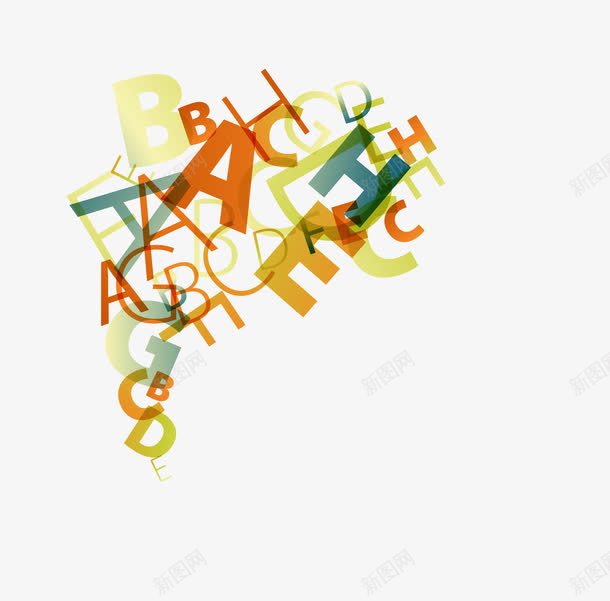 底纹装饰png免抠素材_88icon https://88icon.com 几何 叠加交错 字体 底纹装饰 时尚 炫彩