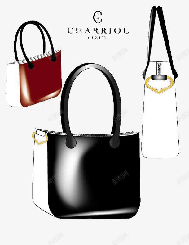 CHARRIOL高级女包手绘仿真png免抠素材_88icon https://88icon.com 女包 女包设计 手绘女包