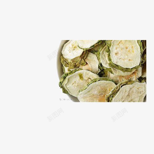 盘装干苦瓜片png免抠素材_88icon https://88icon.com 产品实物 苦瓜 菜干 蔬菜