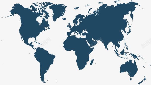 世界地图png免抠素材_88icon https://88icon.com PPT元素 世界地图 全球商务 矢量素材