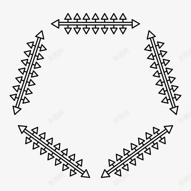 箭头五边形png免抠素材_88icon https://88icon.com 三角箭头五角边 卡通 手绘 水彩画 箭头五边形 装饰图案