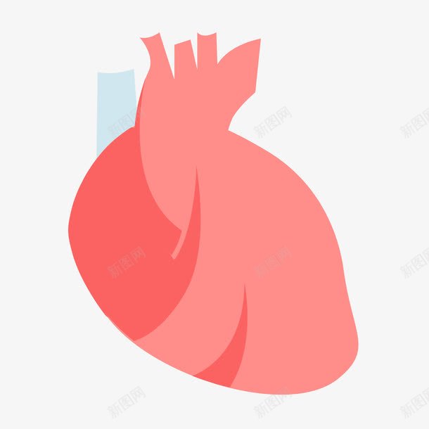 扁平化心脏png免抠素材_88icon https://88icon.com 心脏 扁平化