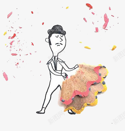 笔屑画png免抠素材_88icon https://88icon.com 笔屑画 简笔画 铅笔屑画