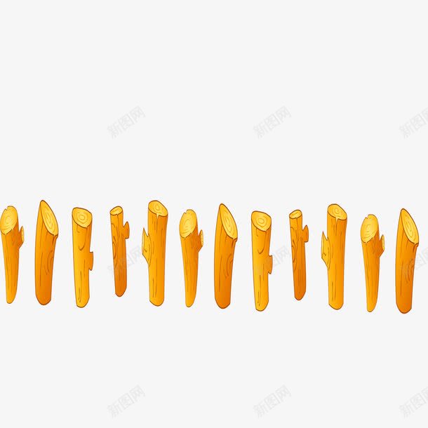 卡通木桩png免抠素材_88icon https://88icon.com 卡通木桩 木桩