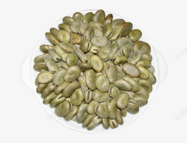 美味茴香豆png免抠素材_88icon https://88icon.com 白色盘子 白芸豆 盘子 茴香豆 豆子 香味