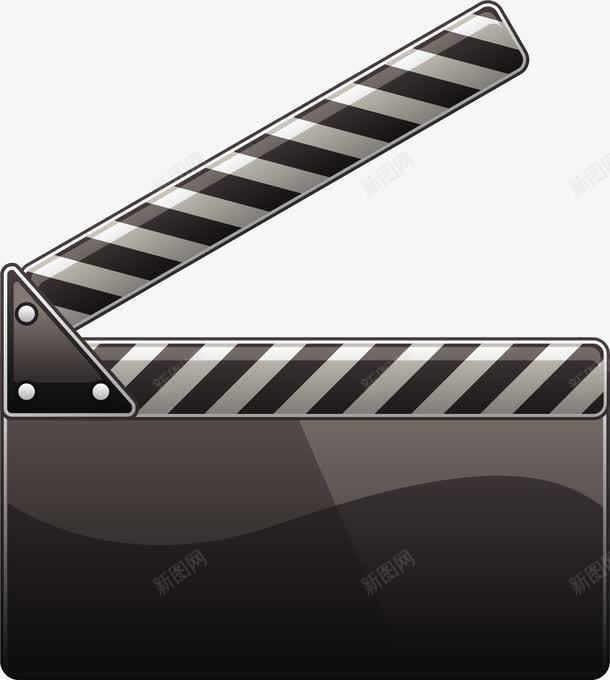 手绘打板器矢量图ai免抠素材_88icon https://88icon.com 影视 手绘 打板器 矢量图