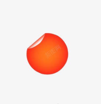 唯美精美圆形折角标题栏标签png免抠素材_88icon https://88icon.com 唯美 圆形 折角 标签 标题栏 精美 红色