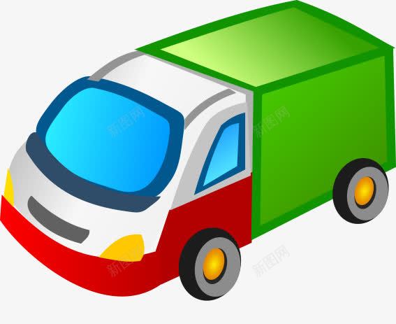 卡通汽车矢量图ai免抠素材_88icon https://88icon.com 卡通汽车 托运车 矢量素材 货车 车子 面包车 矢量图