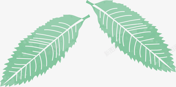 绿色叶子案矢量图eps免抠素材_88icon https://88icon.com 叶子 图形 植物 水彩 绿色 装饰 矢量图