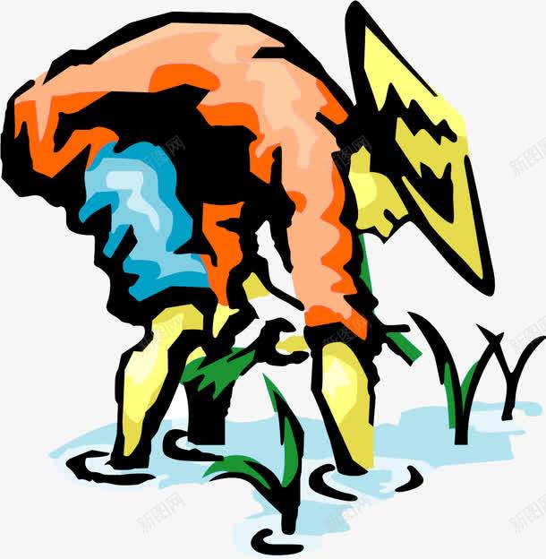 农民插秧漫画图png免抠素材_88icon https://88icon.com 农民 插图 插秧 插秧卡通 漫画