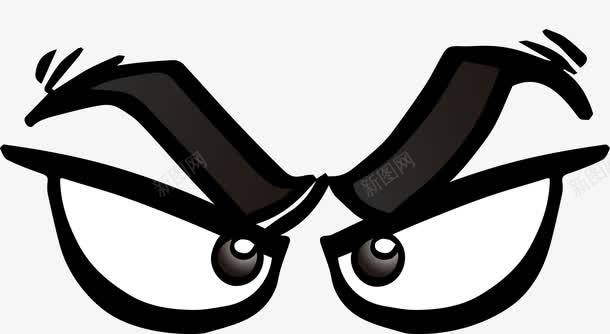 手绘浓眉大眼睛png免抠素材_88icon https://88icon.com 一字眉 卡通眉 卡通眼睛 皱眉 眉毛 眼眉 眼睛 眼睛矢量图 眼睫毛 眼线