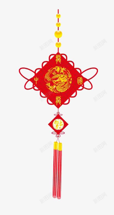 红色中国结png免抠素材_88icon https://88icon.com 中国结 福到了 红色 龙图腾 龙形图腾