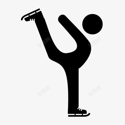 线图人物剪影png免抠素材_88icon https://88icon.com 人物 滑冰 运动会 运动项目