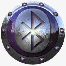蓝牙90紫色png免抠素材_88icon https://88icon.com bluetooth 蓝牙