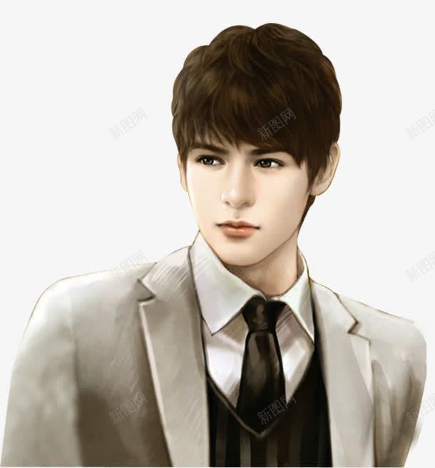白西服帅气男子png免抠素材_88icon https://88icon.com 帅气 男子 西服