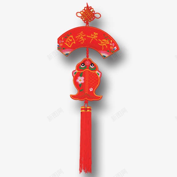 美丽中国结png免抠素材_88icon https://88icon.com 中国风 红色 美丽中国结