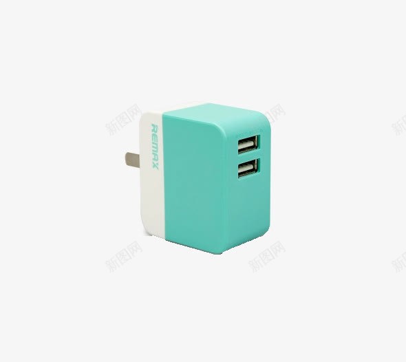 双USB快速充电器png免抠素材_88icon https://88icon.com 产品实物 充电头 睿量