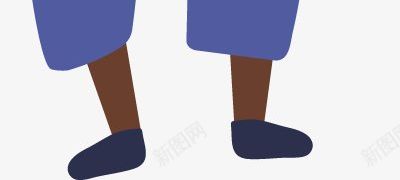 黑人小伙儿日常休闲生活卡通扁平人物图扁平等距插png免抠素材_88icon https://88icon.com 卡通扁平人物图