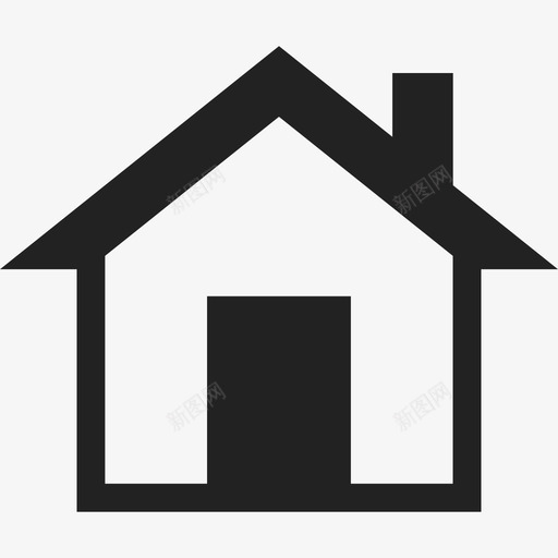 主页建筑facebook包图标svg_88icon https://88icon.com facebook包 主页 建筑