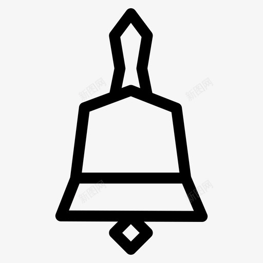 铃声警报钟声图标svg_88icon https://88icon.com 叮当声 圣诞节 收费 警报 请求 钟声 铃声