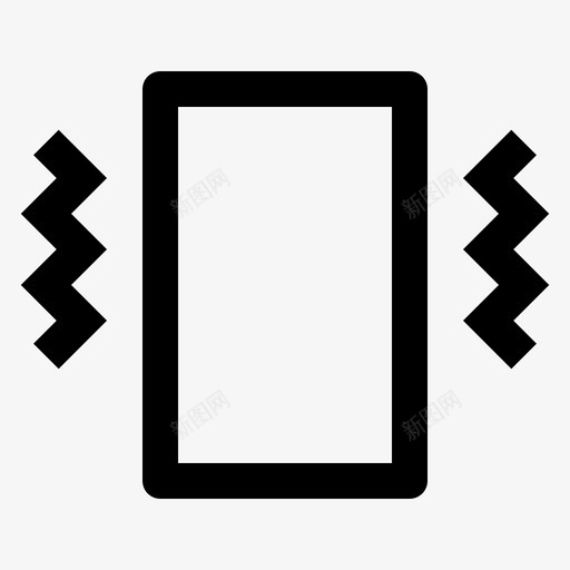 振动警报乐趣图标svg_88icon https://88icon.com 乐趣 声音 安卓用户界面第一卷 振动 波 移动 警报 震动