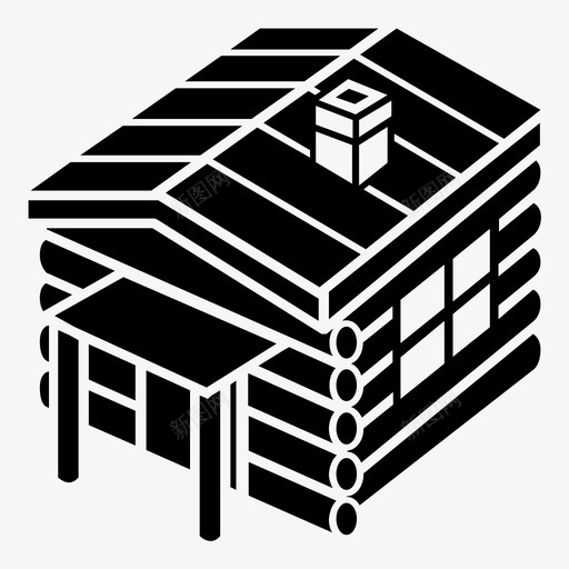 小屋潮汐溪流图标svg_88icon https://88icon.com 三维建筑 原木 小屋 房屋 打猎 振荡 最新技术 树林 溪流 潮汐 狩猎