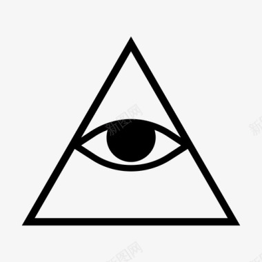 光明会普罗维登斯之眼光明会之眼金字塔之眼图标图标