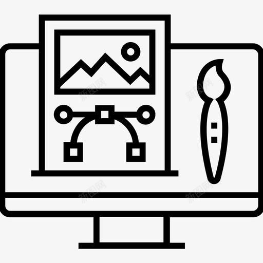 内容贝塞尔数字图形图标svg_88icon https://88icon.com 1400网页和搜索引擎优化平面线图标 内容设计 数字图形 景观 网页设计 贝塞尔