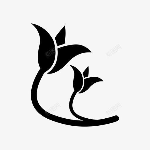 花女人味图标svg_88icon https://88icon.com 女人味 花