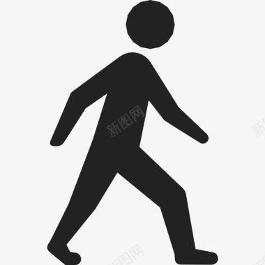 散步的地方人图标图标icon 散步的地方人图标图标