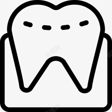 烂磨牙牙医卫生图标图标icon 烂磨牙牙医卫生图标图标