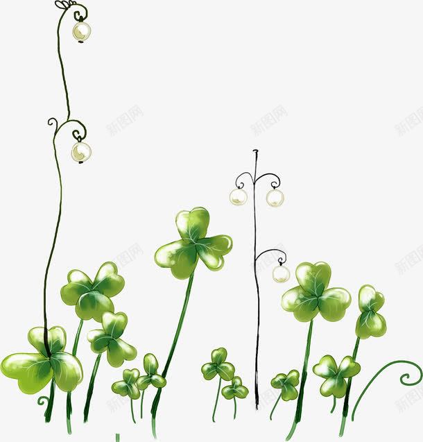 卡通手绘绿色清新幸运三叶草png免抠素材_88icon https://88icon.com 三叶草 卡通手绘绿色清新三叶草 幸运三叶草